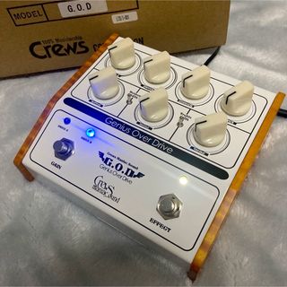 クルーズマニアックサウンド(CREWS MANIAC SOUND)の【シリアル1番】 【未使用品】Crews G.O.D White Limited(エフェクター)