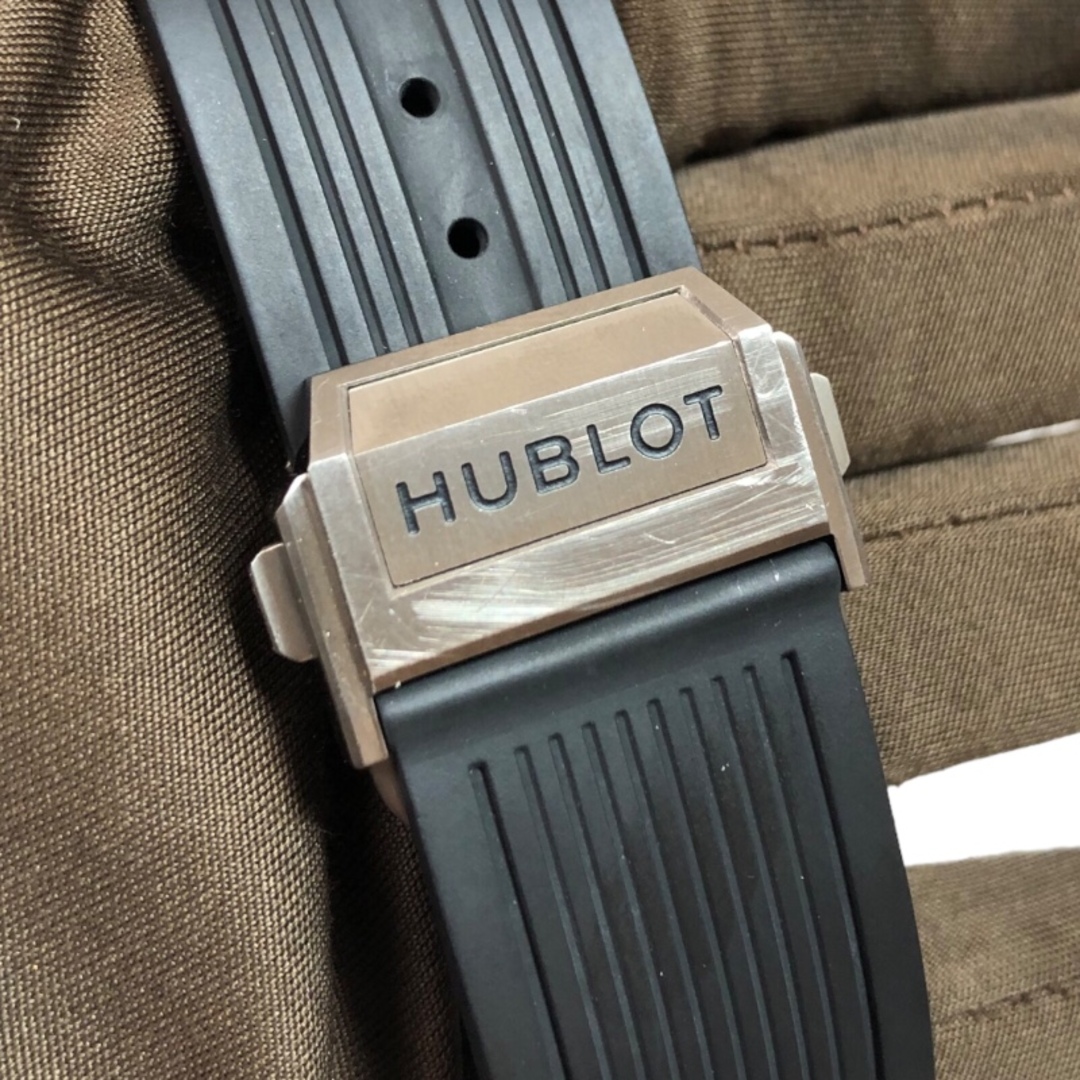 HUBLOT(ウブロ)の　ウブロ HUBLOT ビッグバン　ウニコ　チタニウム 411.NX.1170.RX グレー チタン ラバーベルト メンズ 腕時計 メンズの時計(その他)の商品写真