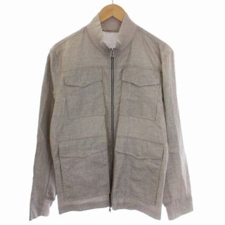 バルバ(BARBA)のBARBA SPORT JACKET ブルゾン ジャケット L ベージュ(ブルゾン)