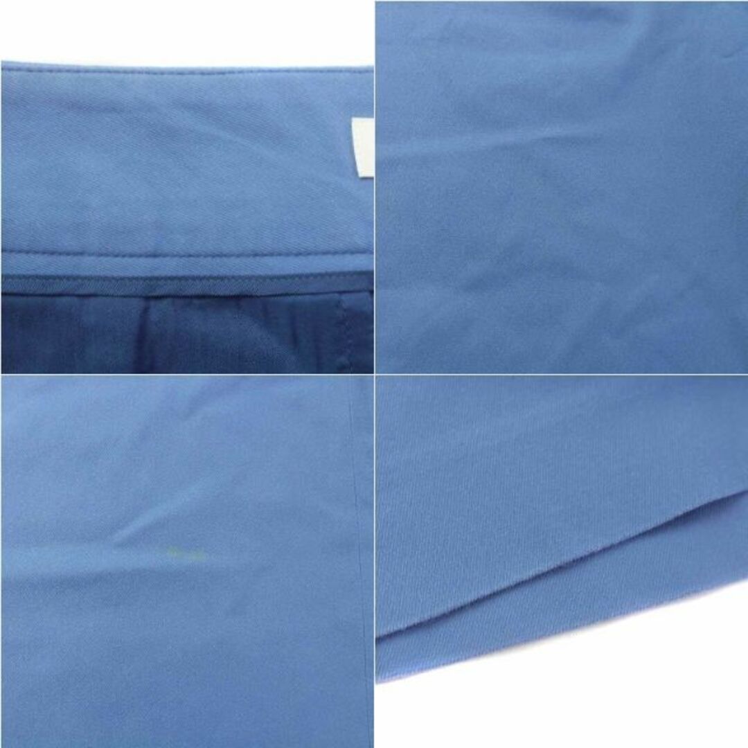 Ballsey(ボールジィ)のボールジー コットンキュプラストレッチ フロントタッククロップドパンツ XS 青 レディースのパンツ(その他)の商品写真