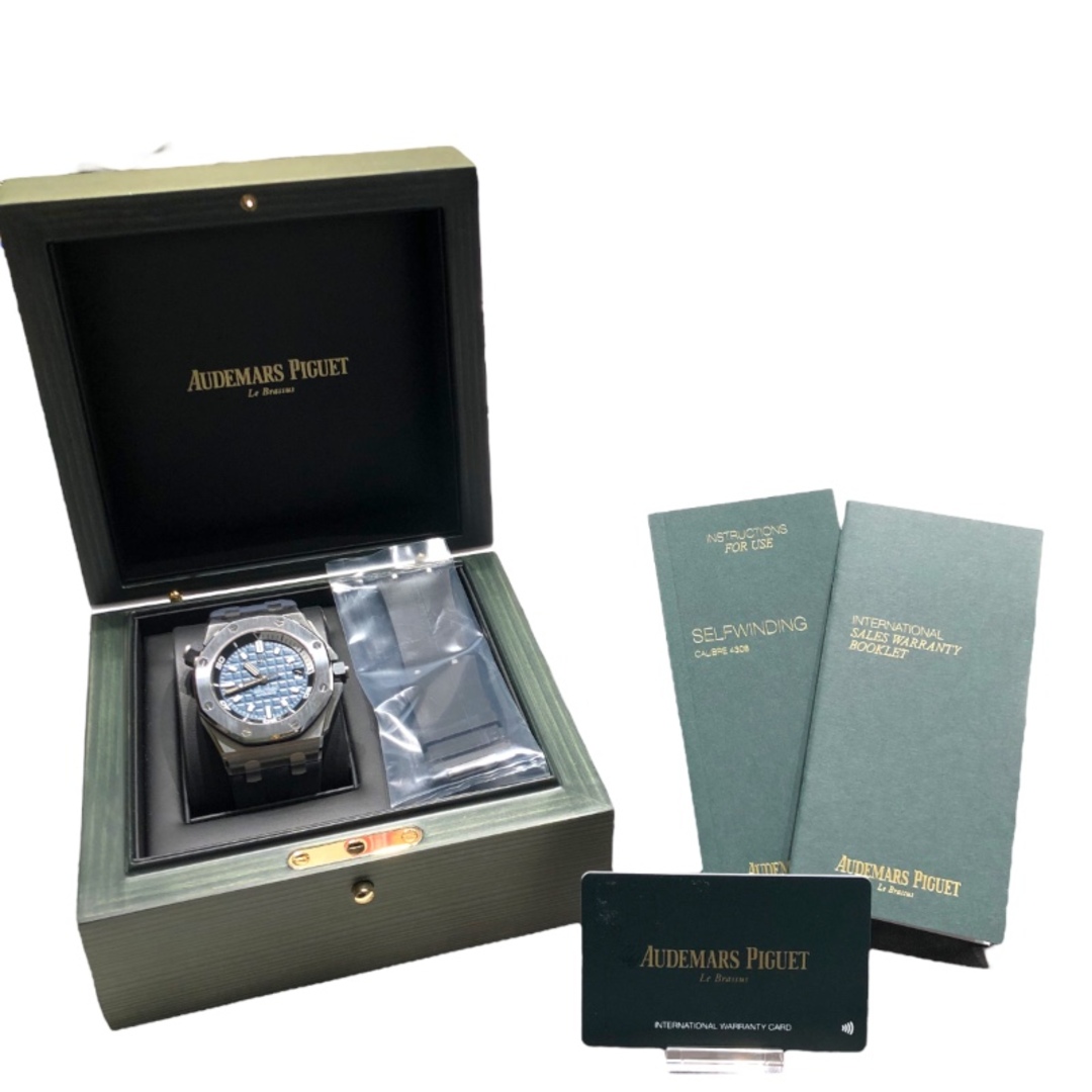 AUDEMARS PIGUET(オーデマピゲ)のオーデマ・ピゲ AUDEMARS PIGUET ロイヤル オーク オフショア ダイバー 15720ST.OO.A027CA.01 ブルー ステンレススチール 自動巻き メンズ 腕時計 メンズの時計(その他)の商品写真