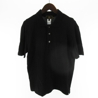 フェンディ(FENDI)のフェンディ uomo ポロシャツ 半袖 ロゴ 刺繍 黒 48 （有）アトラス (ポロシャツ)