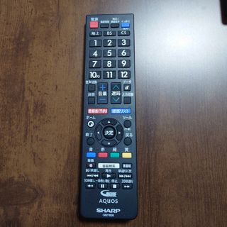 アクオス(AQUOS)のクーポンあり　美品　シャープ　アクオス　リモコン　GB278SB(テレビ)