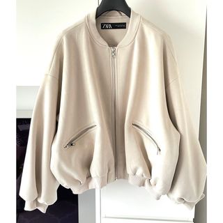 ザラ(ZARA)のZARA パフスリーブ ブルゾン(ブルゾン)