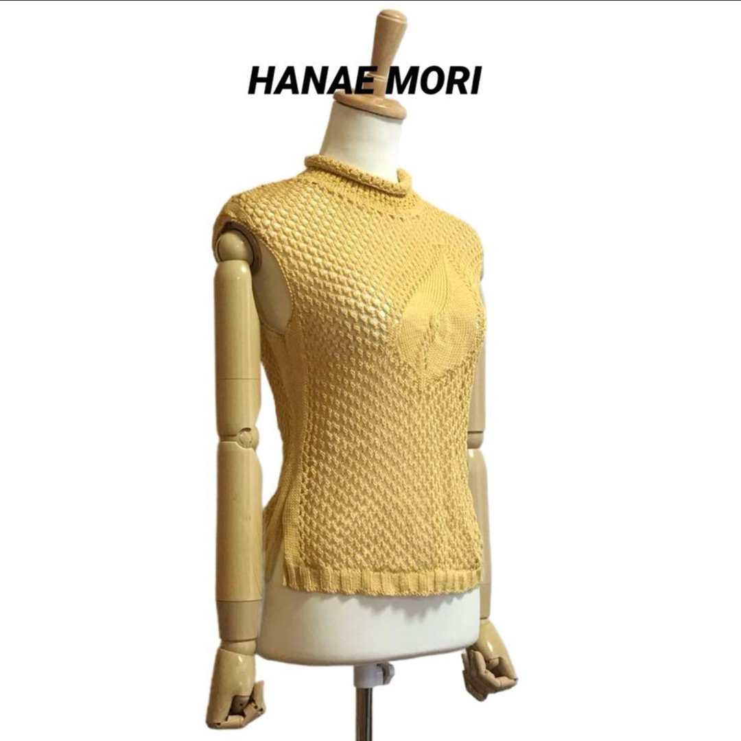 HANAE MORI(ハナエモリ)のHANAE MORI プルオーバー ノースリーブ ニット レディースのトップス(ニット/セーター)の商品写真