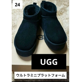 アグ(UGG)の【美品】UGG　クラシック ウルトラ ミニ プラットフォーム　24cm(ブーツ)