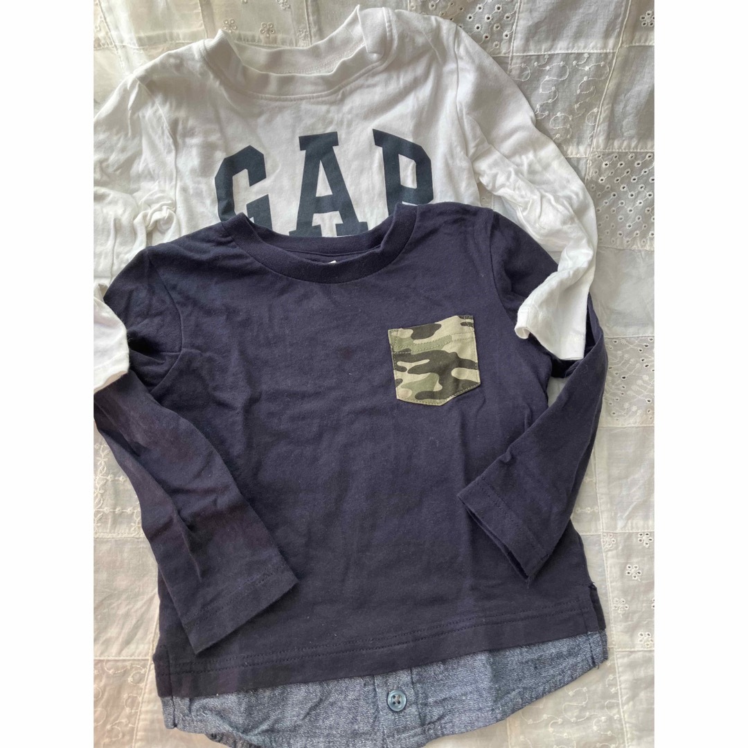 GAP Kids(ギャップキッズ)の男の子用90〜95センチ　パーカー　アウター　長袖半袖Ｔシャツ　おまとめ キッズ/ベビー/マタニティのキッズ服男の子用(90cm~)(Tシャツ/カットソー)の商品写真