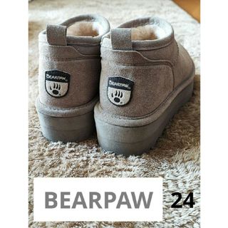 ベアパウ(BEARPAW)の【美品】BEARPAW Retro Super Shorty 24cm(ブーツ)