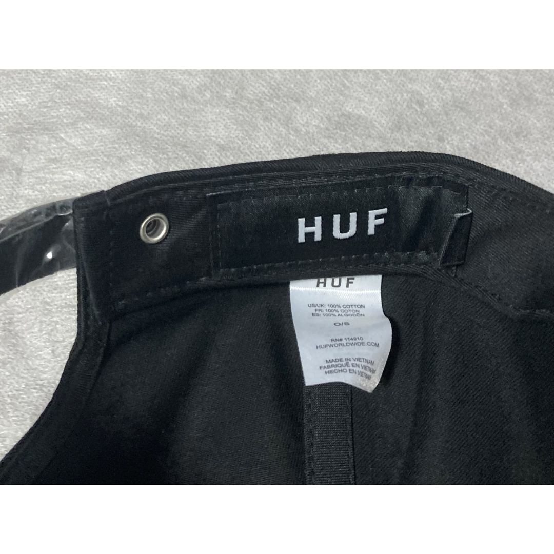 HUF(ハフ)のHUF CLASSIC H 6 PANEL HAT BLACK ハフ キャップ メンズの帽子(キャップ)の商品写真