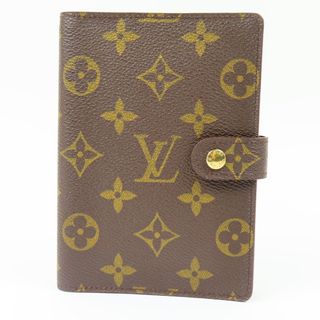 ルイヴィトン(LOUIS VUITTON)の新品同様美品 LOUIS VUITTON ルイヴィトン アジェンダPM ビジネス ヴィンテージ モノグラム 手帳カバー PVC ブラウン レディース【中古】(手帳)