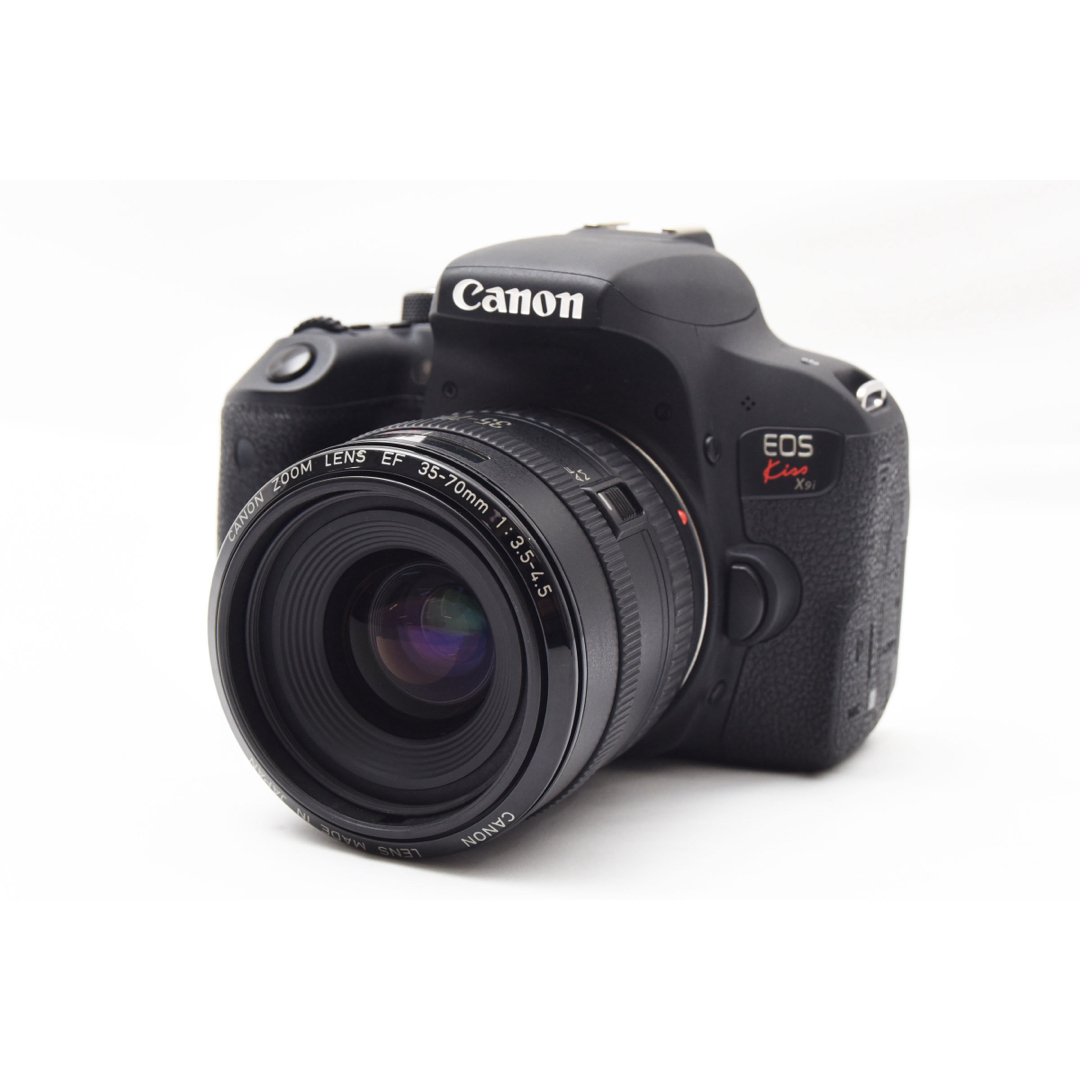 Canon(キヤノン)の保証付き/Canon EOS Kiss X9i/Canon EF35-70㎜ スマホ/家電/カメラのカメラ(デジタル一眼)の商品写真