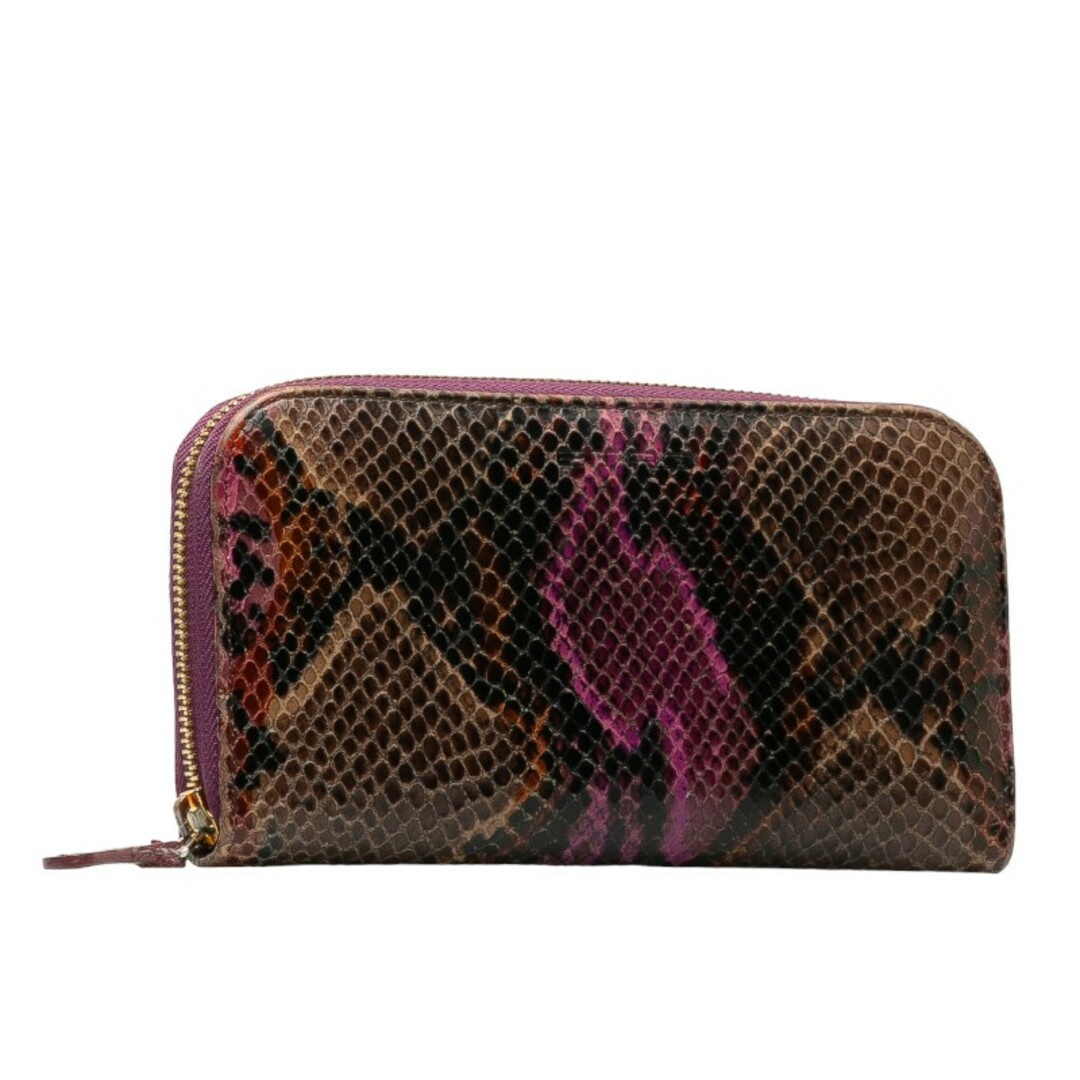 ETRO - エトロ パイソン型押し ラウンドファスナー 長財布 ETRO - エトロ パイソン型押し ラウンドファスナー 長財布
