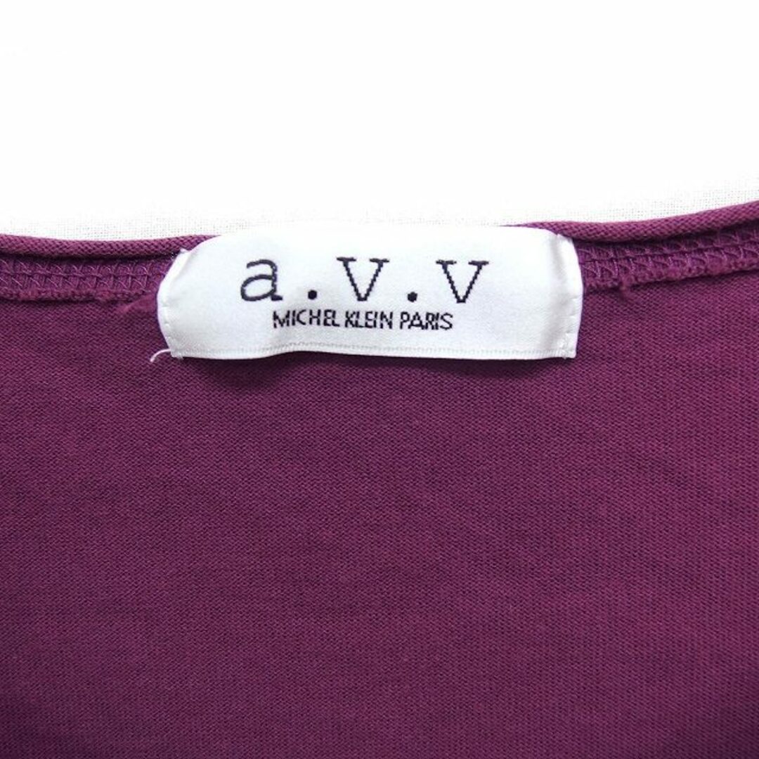 a.v.v(アーヴェヴェ)のアー・ヴェ･ヴェ ミッシェルクラン a.v.v プリント カットソー Tシャツ レディースのトップス(アンサンブル)の商品写真