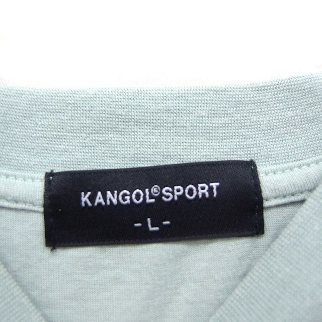 KANGOL(カンゴール)のカンゴール KANGOL 半袖Tシャツ カットソー 丸首 ロールアップ ロゴ刺繍 レディースのトップス(カットソー(半袖/袖なし))の商品写真
