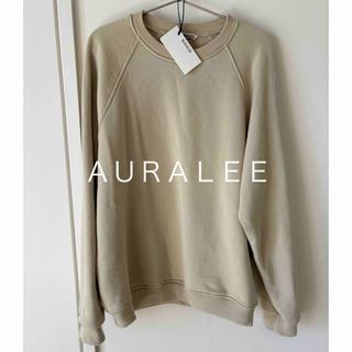 オーラリー(AURALEE)のＡＵＲＡＬＥＥ　ＳＭＯＯＴＨ　ＳＯＦＴ　ＳＷＥＡＴ　IVO BEIGE 0(トレーナー/スウェット)