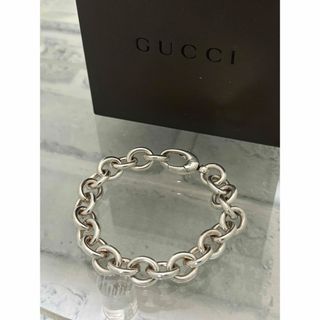 Gucci - 正規品 グッチ Gモチーフ/鍵モチーフ ブレスレットsize17