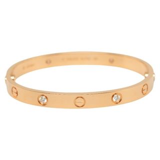 カルティエ(Cartier)のK18PG ピンクゴールド LOVE ブレスレット ダイヤ 【228-37494】(ブレスレット/バングル)