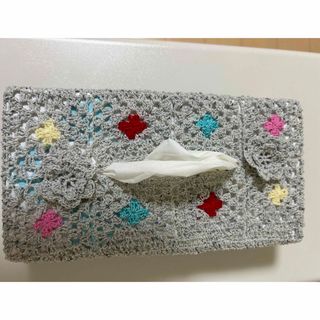 🧶　手編み　ティッシュカバー　🧶(その他)