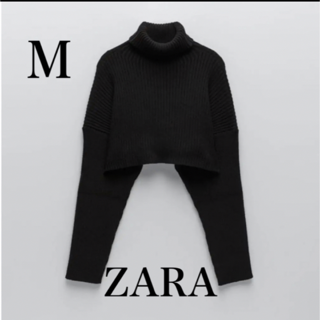 ZARA(ザラ)のクロップドニット レディースのトップス(ニット/セーター)の商品写真