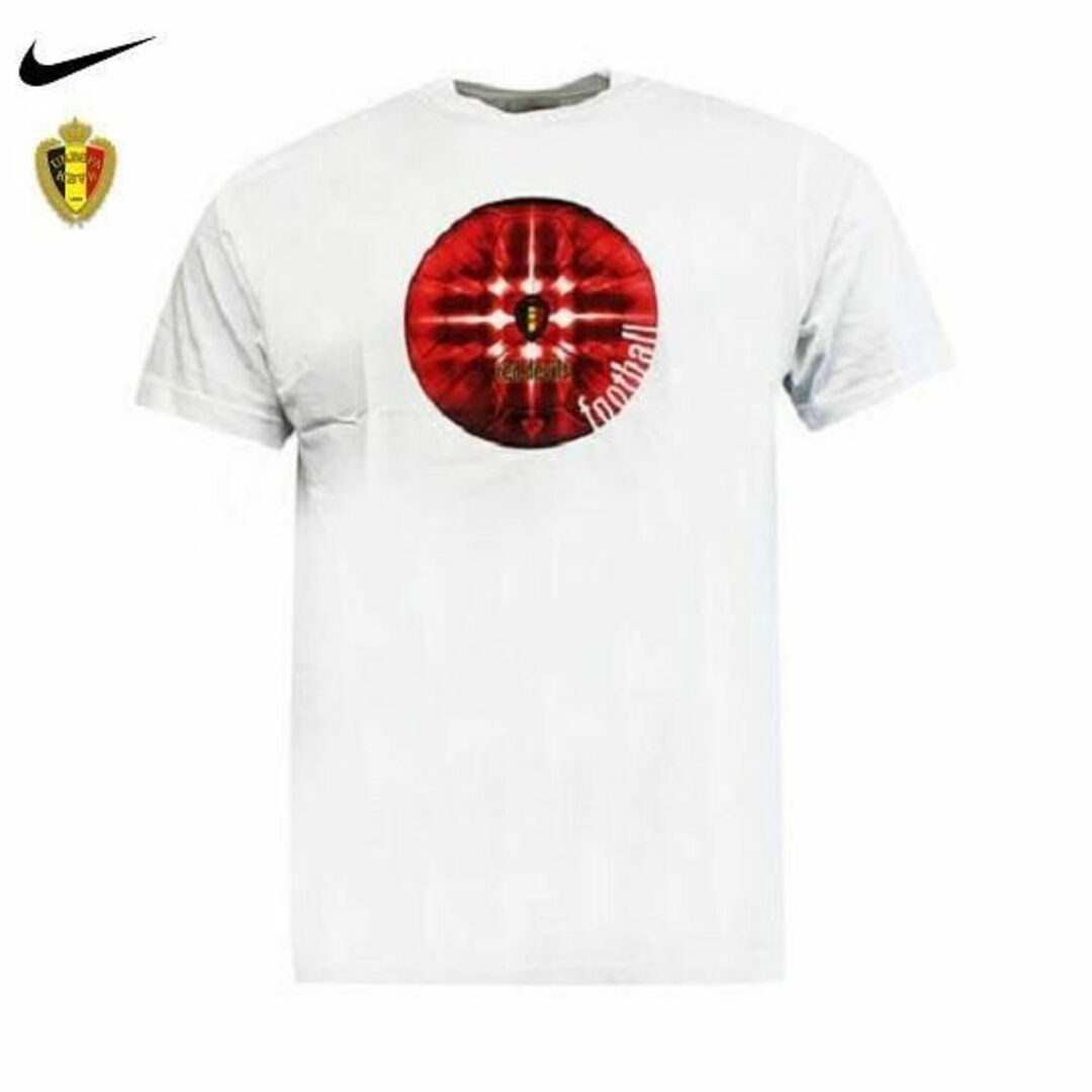 NIKE(ナイキ)の★送料無料★UK直輸入★ナイキ★ベルギー レッドデビルズ Tシャツ★白x赤/S★ スポーツ/アウトドアのサッカー/フットサル(ウェア)の商品写真