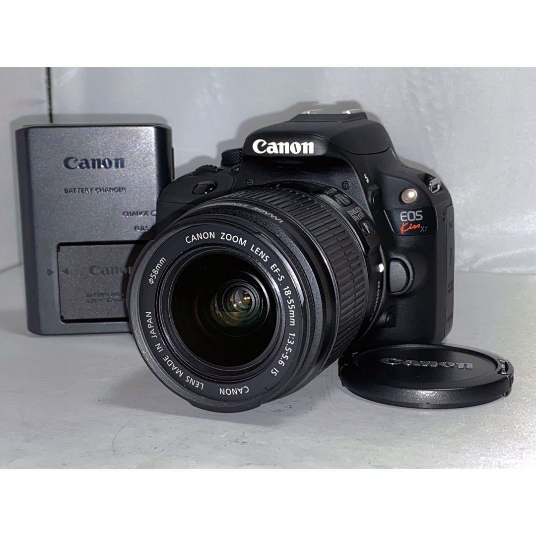 良品】Canon EOS kiss X7 18-55mm レンズキット 良品】Canon EOS kiss X7 18-55mm レンズキット