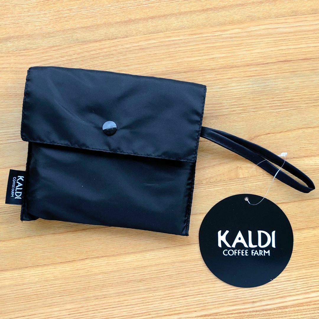 KALDI(カルディ)のカルディ　エコバッグ　カルディ　黒色 ブラック エンタメ/ホビーのコレクション(ノベルティグッズ)の商品写真