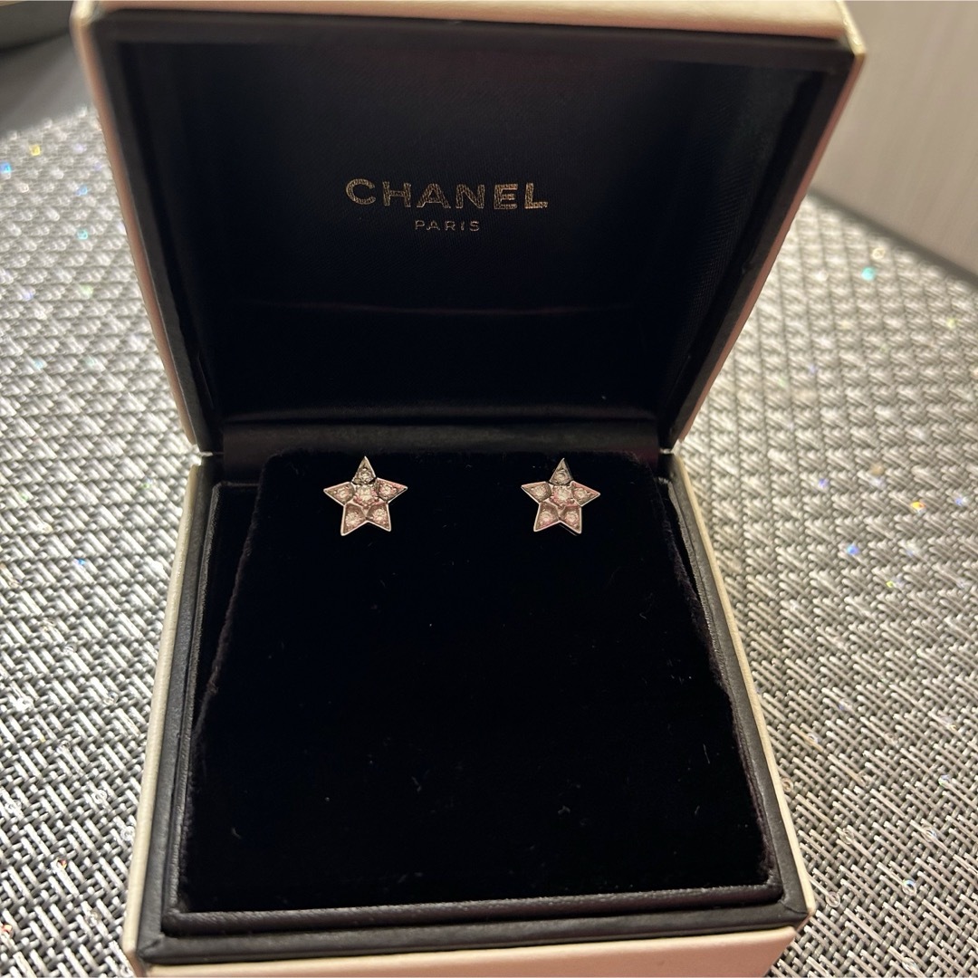 CHANEL(シャネル)のCHANEL コメット ピアス スター ダイヤモンド 18K ホワイトゴールド レディースのアクセサリー(ピアス)の商品写真