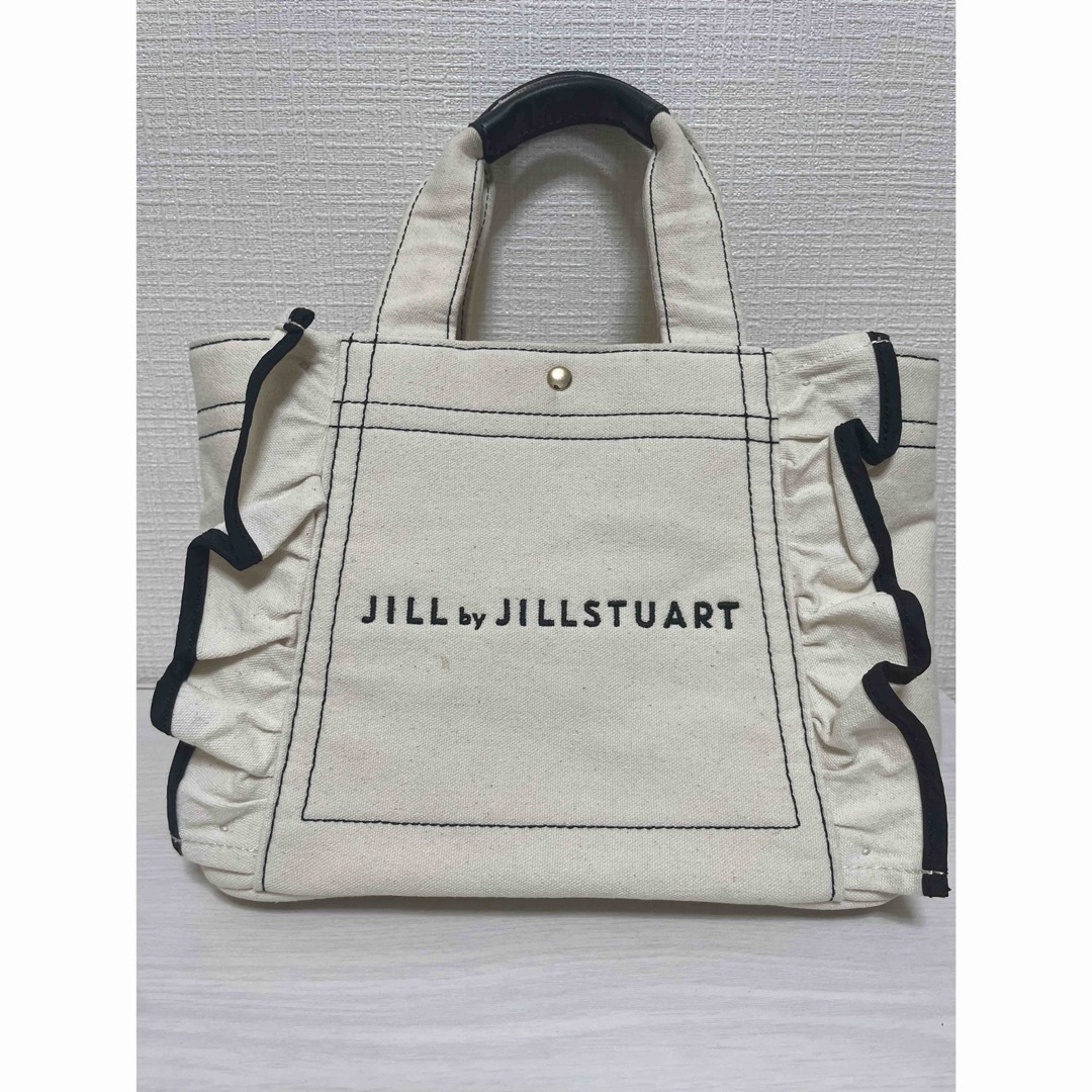 JILL by JILLSTUART(ジルバイジルスチュアート)のjill by jillstuart ジルスチュアート　フリルトート　小　バッグ レディースのバッグ(トートバッグ)の商品写真