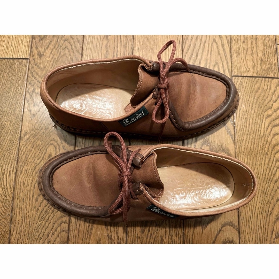 Paraboot(パラブーツ)の90年製☆Paraboot MICHAEL サイズ3 ヌバック ミカエル レディースの靴/シューズ(ローファー/革靴)の商品写真