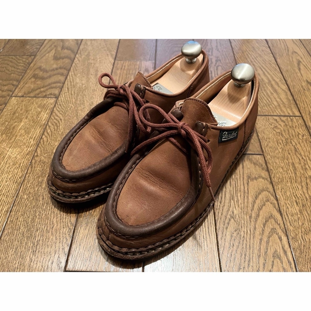 Paraboot(パラブーツ)の90年製☆Paraboot MICHAEL サイズ3 ヌバック ミカエル レディースの靴/シューズ(ローファー/革靴)の商品写真