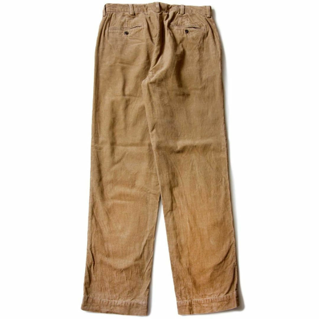 POLO RALPH LAUREN(ポロラルフローレン)の00s ポロ ラルフローレン PROSPECT PANT コットン コーデュロイパンツ 薄茶 w34 L32★スラックス オールド トラウザーズ メンズのパンツ(スラックス)の商品写真