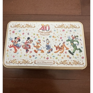 ディズニー(Disney)のお品切れ！ディズニー40周年 グランドフィナーレ　クッキー缶(菓子/デザート)