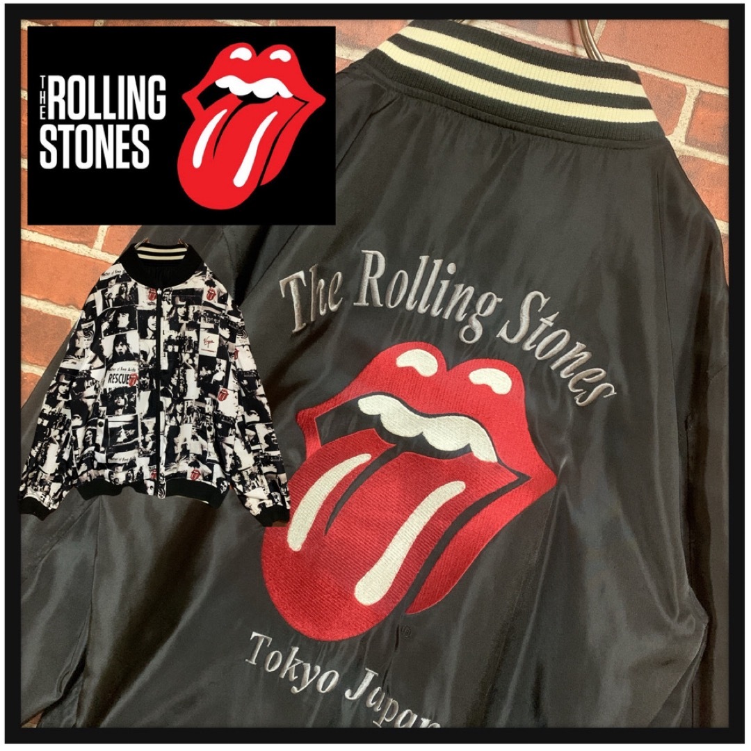 JACKROSE(ジャックローズ)のJACKROSE × The Rolling Stonesリバーシブルスカジャン メンズのジャケット/アウター(スカジャン)の商品写真