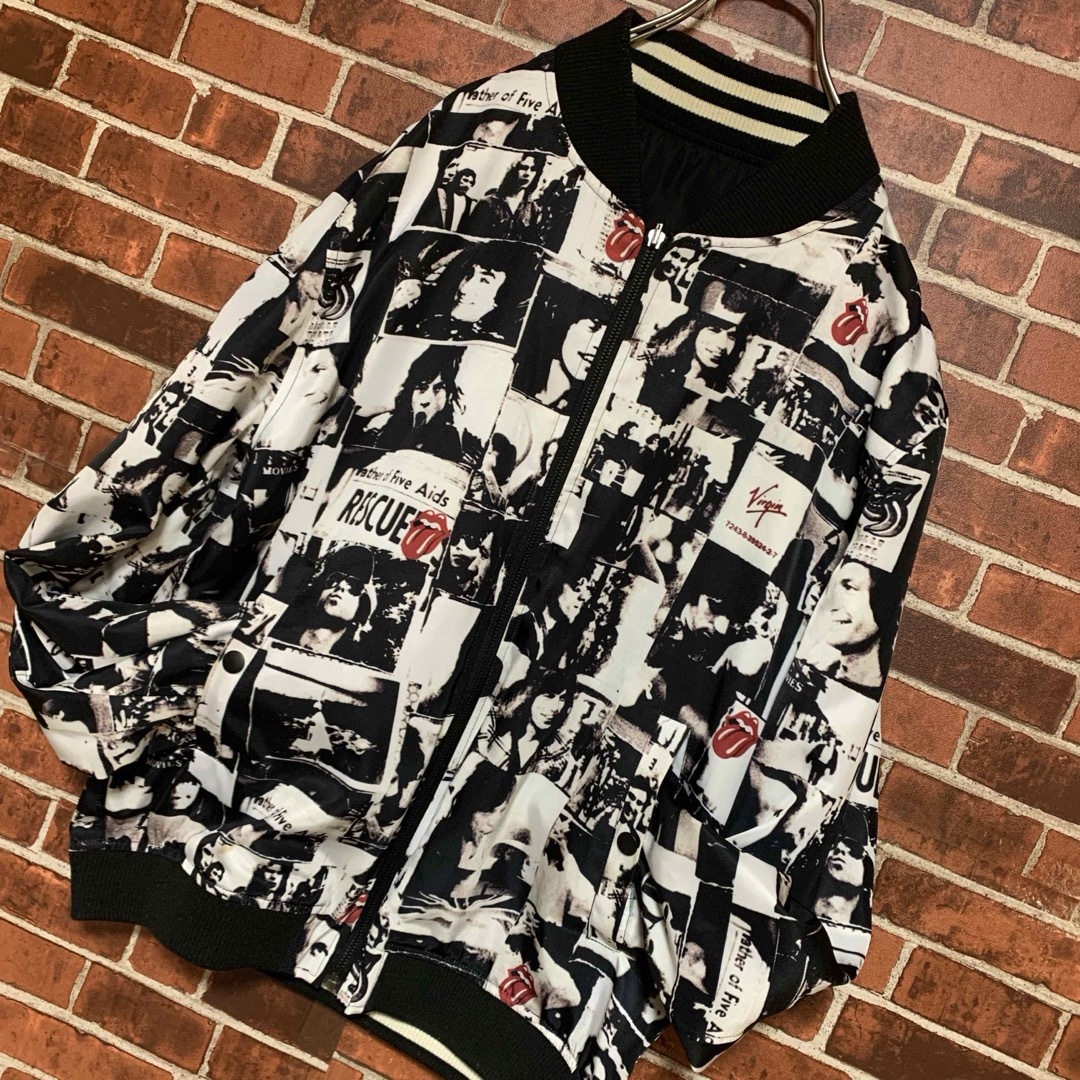 JACKROSE(ジャックローズ)のJACKROSE × The Rolling Stonesリバーシブルスカジャン メンズのジャケット/アウター(スカジャン)の商品写真