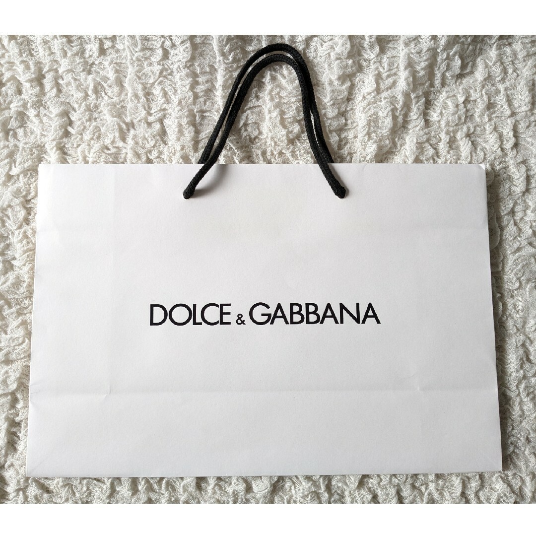 DOLCE&GABBANA - ドルチェ&ガッバーナ□紙袋 ショッパー ショップ袋 白
