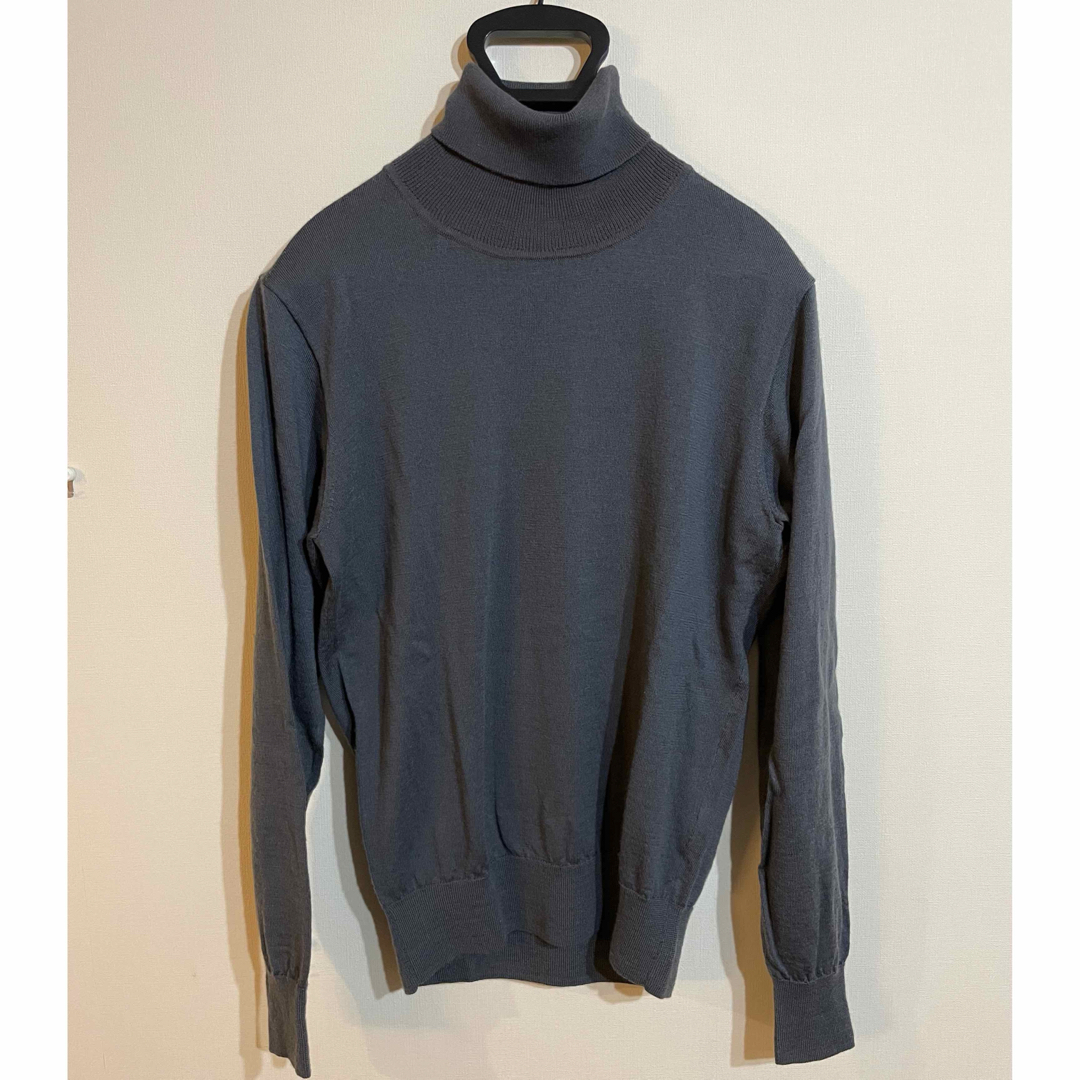MUJI (無印良品)(ムジルシリョウヒン)の無印　ウール100%タートルネックセーター メンズのトップス(ニット/セーター)の商品写真