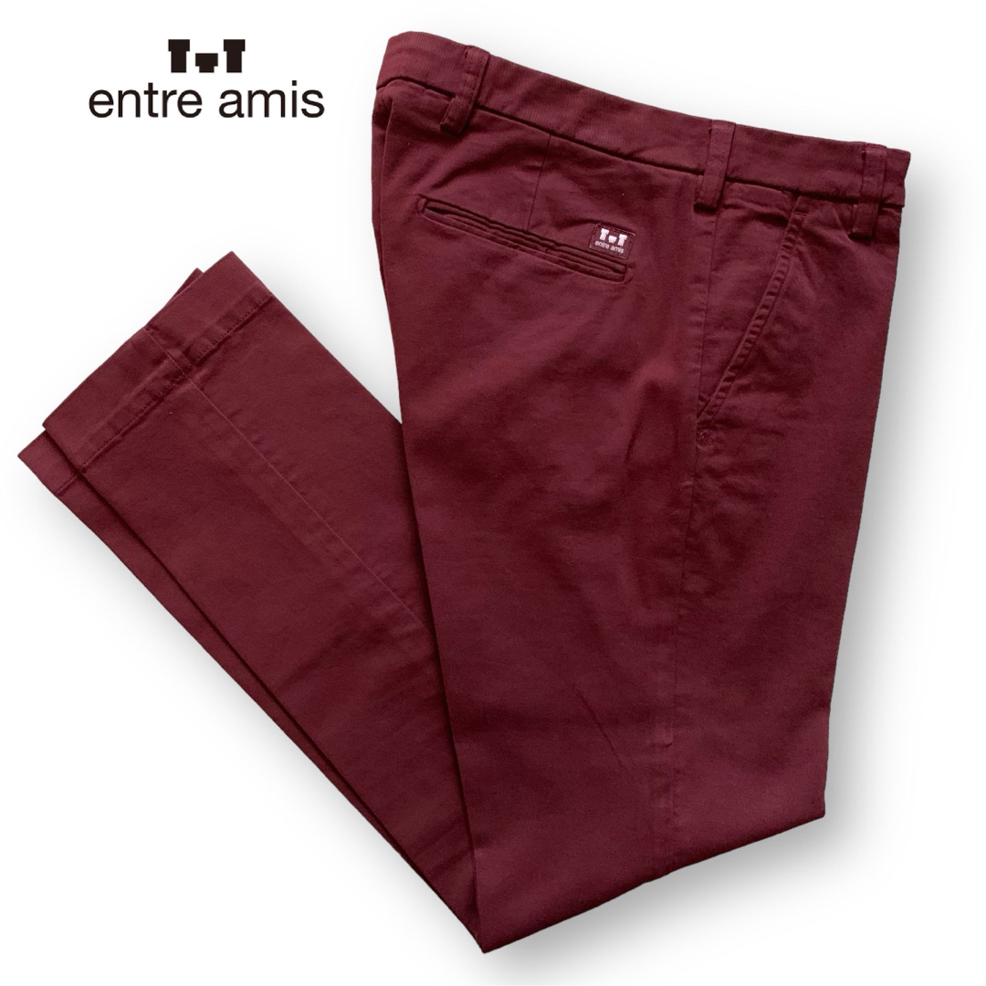 ENTRE AMIS(アントレアミ)の極美品/Entre Amis/コットンテーパードパンツ メンズのパンツ(スラックス)の商品写真