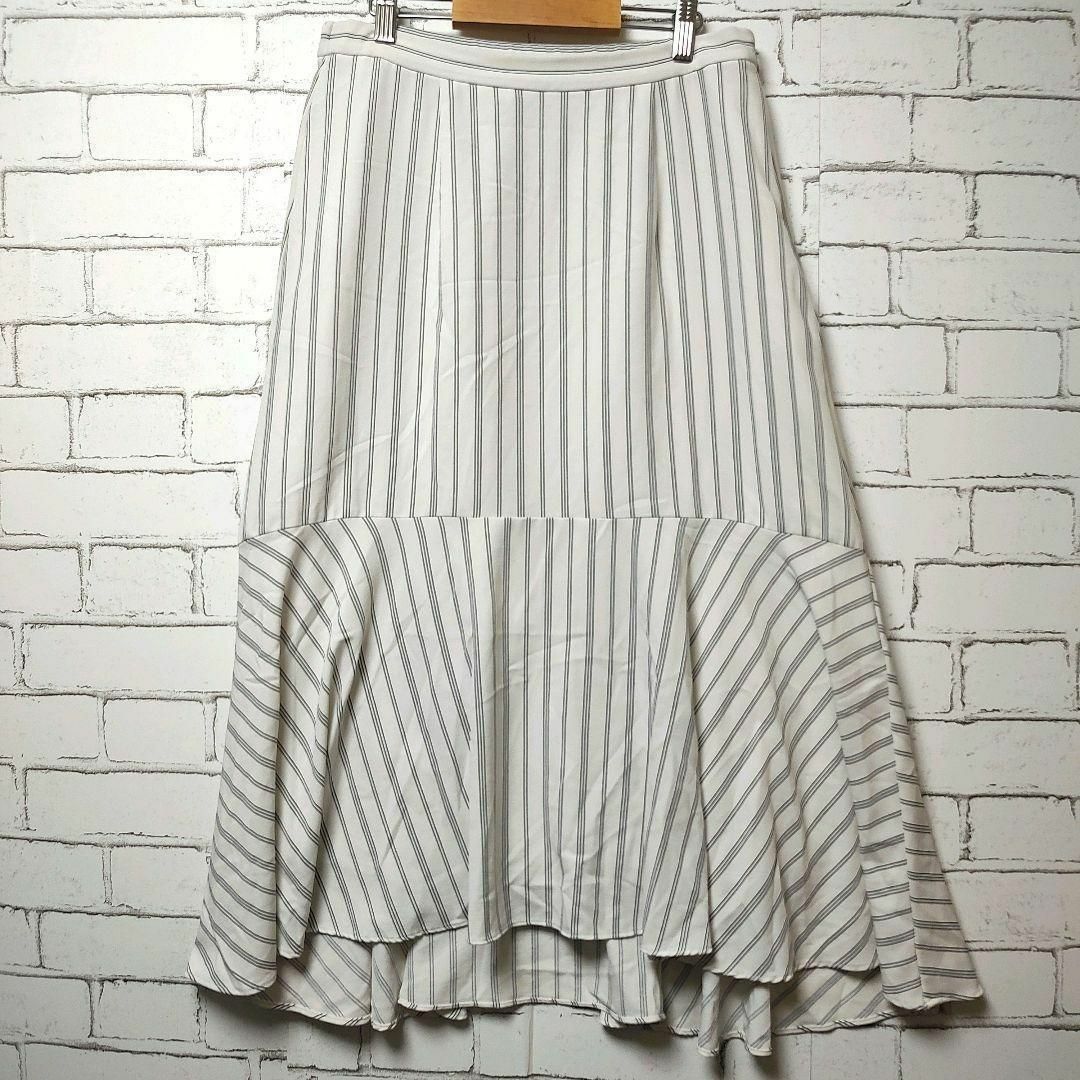 【SILPLAIRE】スカート (LL) ホワイト きれい ガーリー レディースのスカート(ひざ丈スカート)の商品写真
