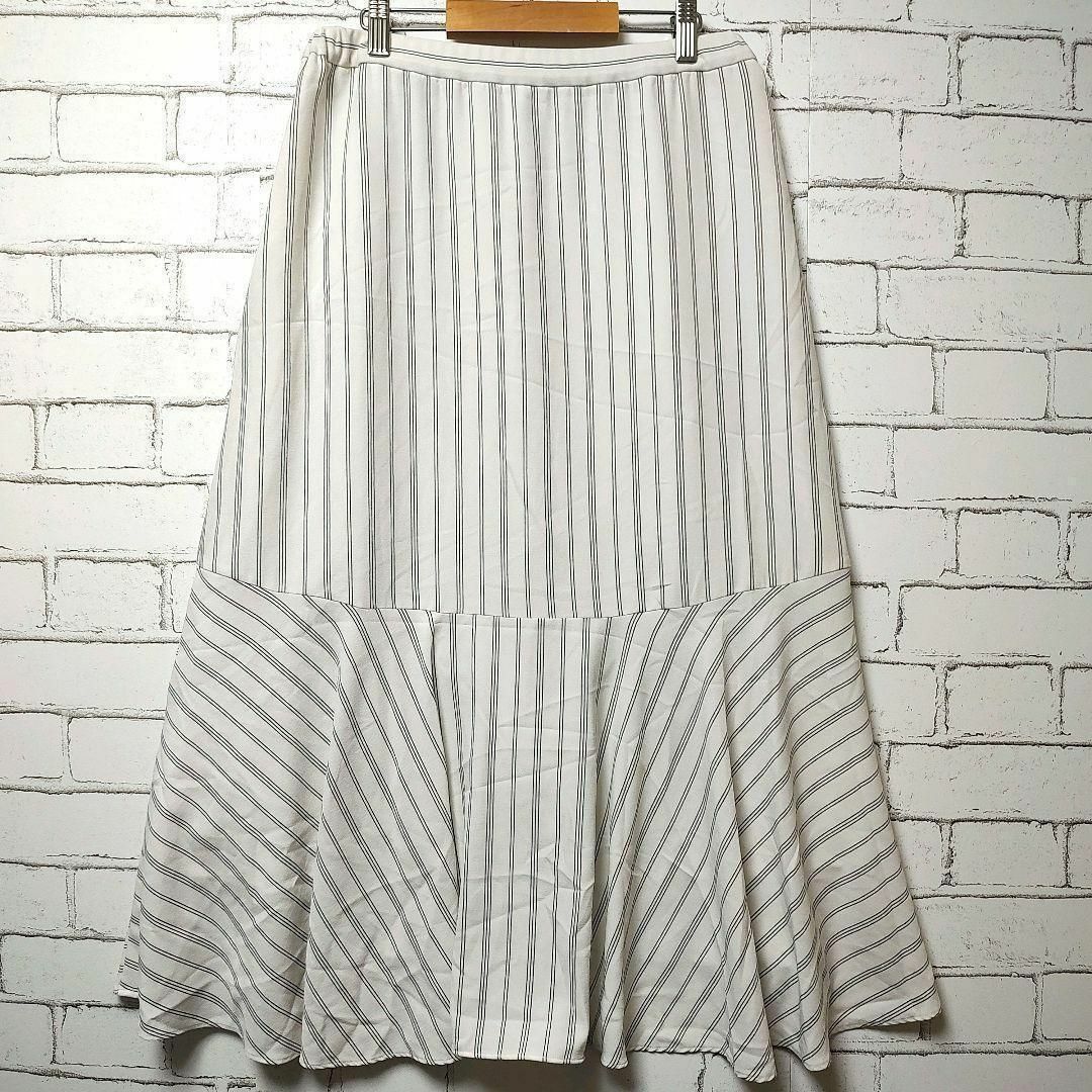【SILPLAIRE】スカート (LL) ホワイト きれい ガーリー レディースのスカート(ひざ丈スカート)の商品写真