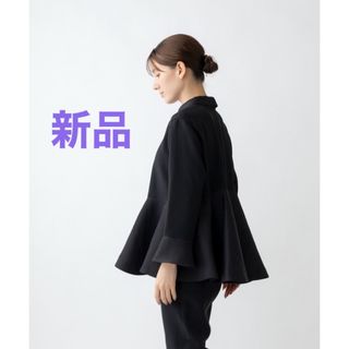 ソーノ(Sono)の【完売品】ハーリーペプラムブラウス ブラック ソーノ(シャツ/ブラウス(長袖/七分))