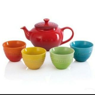 ルクルーゼ(LE CREUSET)のルクルーゼ　ティーセット　レインボーコレクション(テーブル用品)