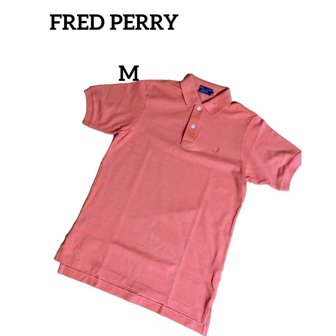 FRED PERRY(フレッドペリー)のFRED PERRY フレッドペリー 半袖ポロシャツ オレンジ オシャレ レディースのトップス(ポロシャツ)の商品写真