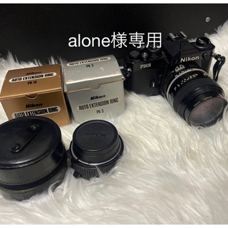 ニコン(Nikon)のNikon FM2  ＋105mm レンズ＋PK-13.3.2　フィルムカメラ(フィルムカメラ)