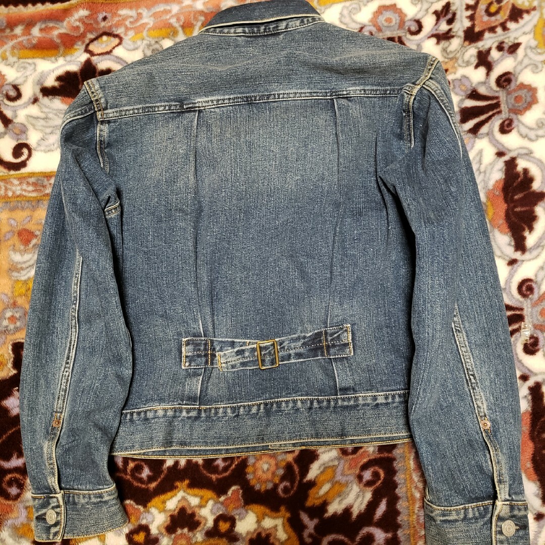 GU(ジーユー)のGU ジーユー DENIME JACKET デニム ジャケット Gジャン 衣類 メンズのジャケット/アウター(Gジャン/デニムジャケット)の商品写真