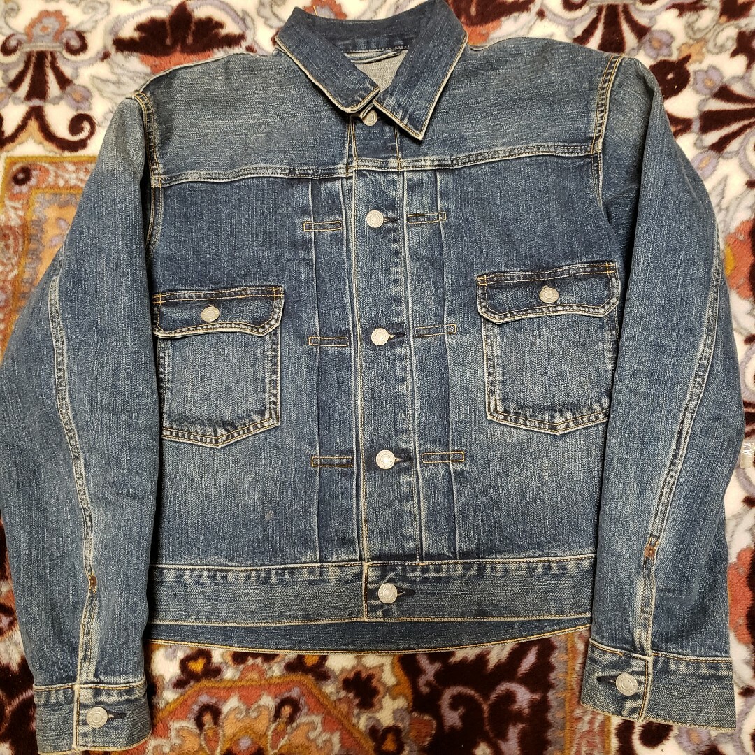 GU(ジーユー)のGU ジーユー DENIME JACKET デニム ジャケット Gジャン 衣類 メンズのジャケット/アウター(Gジャン/デニムジャケット)の商品写真