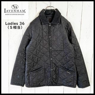 ラベンハム(LAVENHAM)のラベンハム LAVENHAM キルティング 薄手 中綿 ジャケット 英国製 S(ブルゾン)