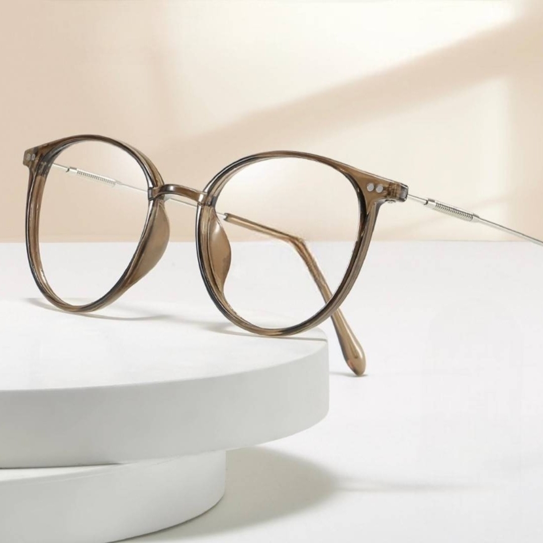 老眼鏡　遠近両用　シニアグラス　ブルーライトカット　おしゃれ　累進多焦点　1.5 レディースのファッション小物(サングラス/メガネ)の商品写真