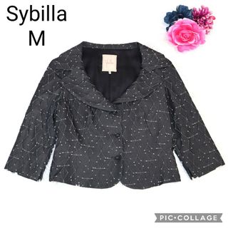 シビラ(Sybilla)のシビラ ジャケット七分袖グレー(テーラードジャケット)