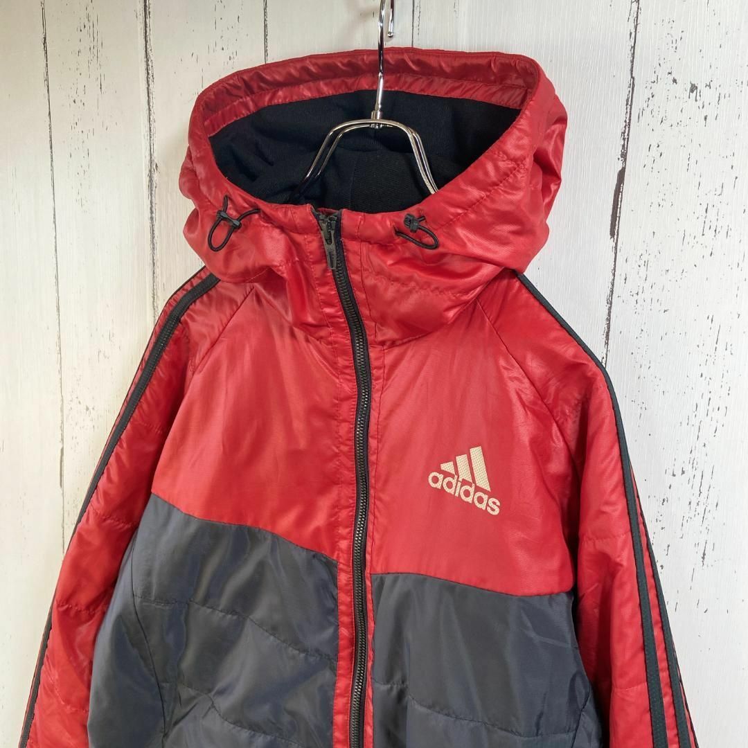 adidas(アディダス)のadidas アディダス S06571 パデッドフードジャケット Lサイズ メンズのジャケット/アウター(ナイロンジャケット)の商品写真