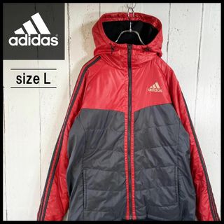 アディダス(adidas)のadidas アディダス S06571 パデッドフードジャケット Lサイズ(ナイロンジャケット)